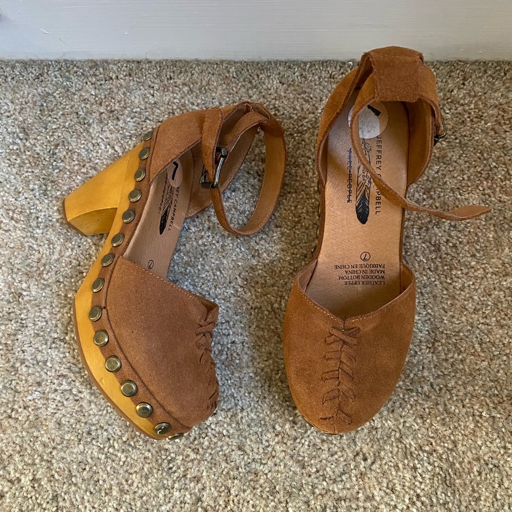 Jeffrey Campbell x Free People Wooden Heels